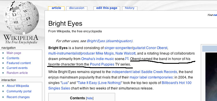 Conor hearts Pound Puppies